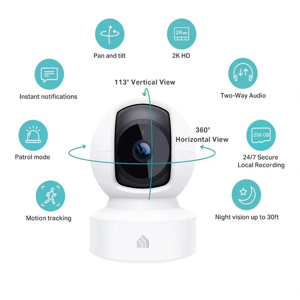Kasa Smart Indoor Pan-Tilt Security Camera